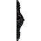 Ekena Millwork Antonio Ceiling Medallion, Hand-Painted Jet Black, 35 7/8"W x 22 1/2"H x 4 3/8"P CM35X22ANBLF - alternate 2